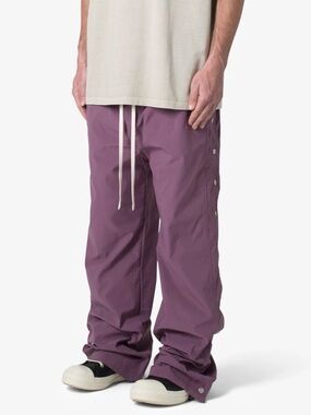 MNML Side Snap Nylon Oversized Athleisure Track Urban Sneaker Pants Size 30